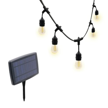 CASSIOPEA: Solar-powered IP44 string light, 8 meters, 10...