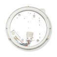 Runde E27-Deckenleuchte, Durchmesser 27 cm, Schutzart IP54, IK10. Für den Außenbereich.