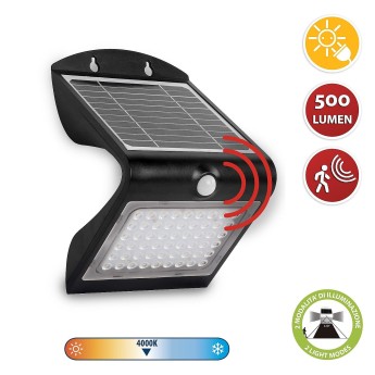 COLOMBA: 4W (500lm) solar-powered LED wall light with... 2
