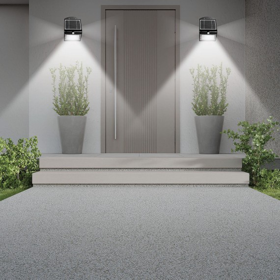 COLOMBA: 4W (500lm) solar-powered LED wall...