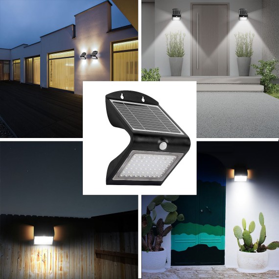 COLOMBA: 4W (500lm) solar-powered LED wall...