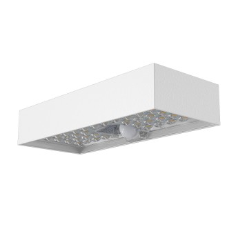 800-lumen solar-powered LED wall light with motion...