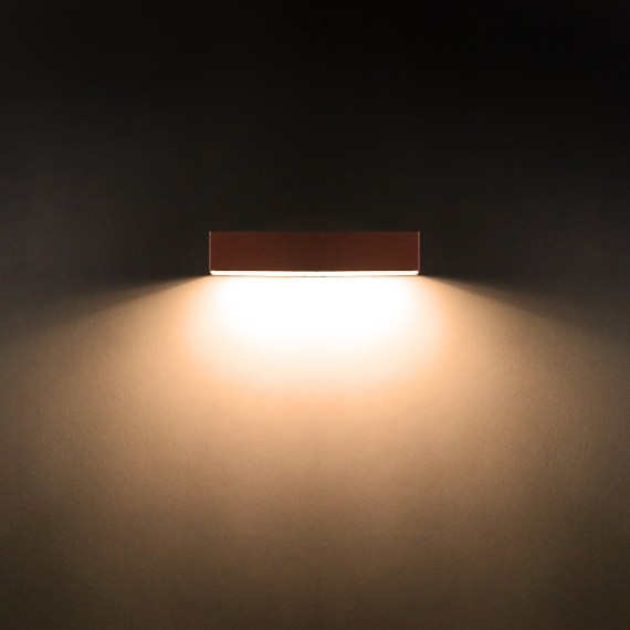800-lumen solar-powered LED wall light with...