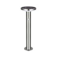 DEVILS TOWER: 600-lumen solar LED floor lamp. Motion detector.
