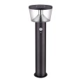 600 lumen solar floor lamp with motion detector
