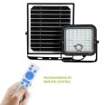 Proiettore LED a carica solare 1500 lumen, con rilevatore di presenza. Pannello solare deportato