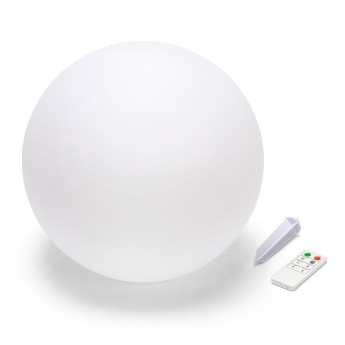 SOLAR NOVA XL: 30cm solar-powered RGB LED ball. Remote...
