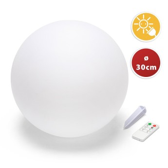 SOLAR NOVA XL: 30cm solar-powered RGB LED ball. Remote... 2