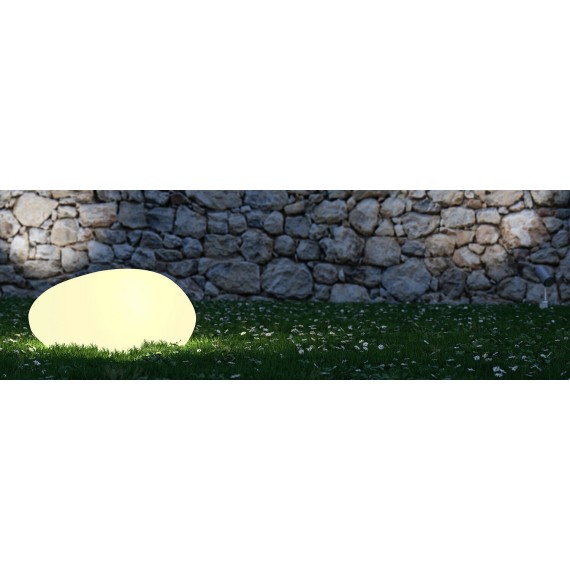 PIEDRA SOLAR: Piedra luminosa RGB con energía...