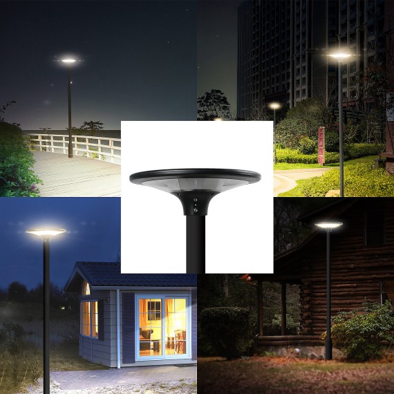 Lampadaire solaire LED de 2300 lumens, IP65,...