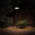Lampadaire solaire LED de 2300 lumens, IP65, sur poteau