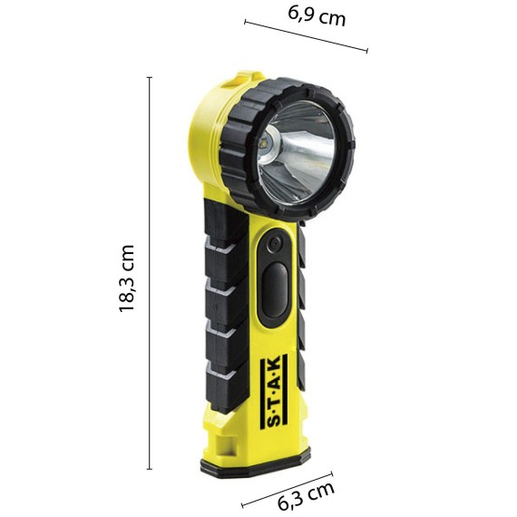 ATEX LED Torch 5W 300lm IP57