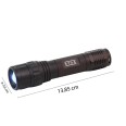 PANTHER: 10W CREE LED rechargeable flashlight with zoom function.