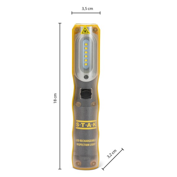 LUZ COMBINADA 2: Luz de trabajo + linterna LED...