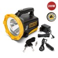 TRAINSPOTTING : Phare rechargeable LED CREE 20 W, 1600 lumens.