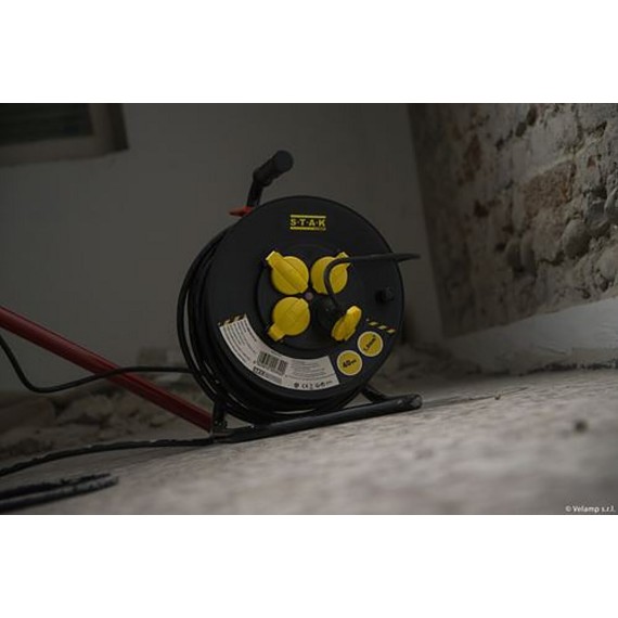 Enrollador de cable eléctrico profesional, 4...