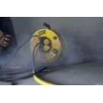 Professionelle elektrische Kabeltrommel, 4 französische Steckdosen und Stecker, H07RN-F3G2.5MM2, 40M, NF, CE - IP44. Mit festem