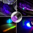 HORATIO: Linterna LED 3W + UV. Funciona con pilas, aluminio.