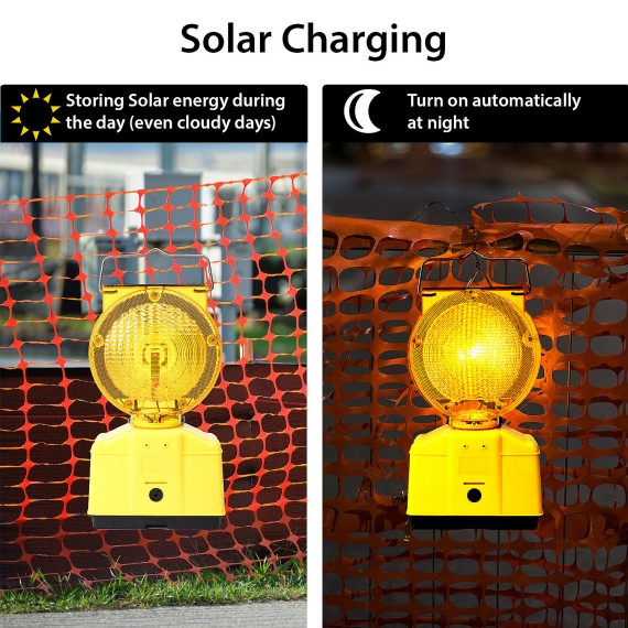 SOLAR BLINK ROAD: Lampeggiante stradale LED...