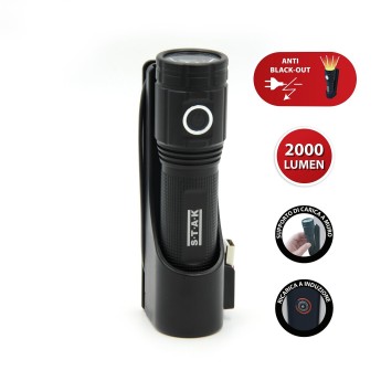 STURM: 20W LED torch with induction charging base to... 2