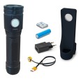 STURM: 20W LED torch with induction charging base to prevent blackouts.