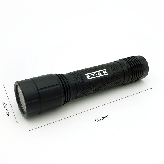 LEOPARD : Lampe torche LED rechargeable en...