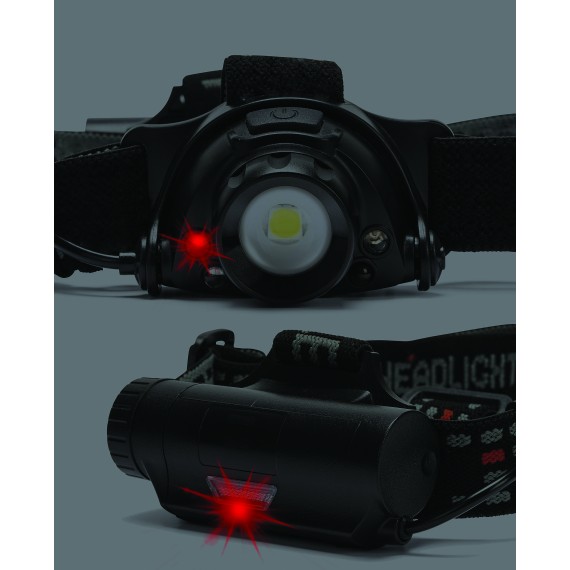 KAIZER: Linterna frontal recargable de 10 W y...