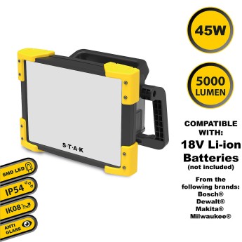 X-BLAST PRO: Worklight for 18V batteries, 5000 lm 2