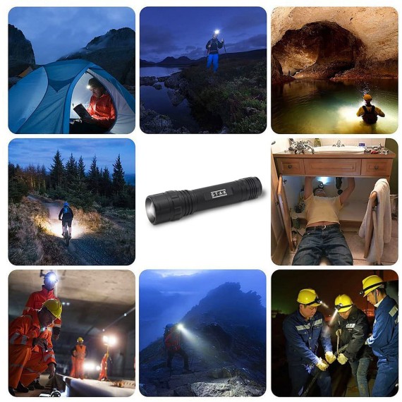 TIGER: CREE 20W XHP50 LED flashlight with zoom...