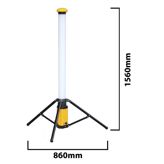 Wiederaufladbare LED-Leuchte mit 6.000 Lumen,...