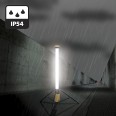 Wiederaufladbare LED-Leuchte mit 6.000 Lumen, 54 W Leistung, 360° Abstrahlwinkel und Stativ. Schnellladegerät.