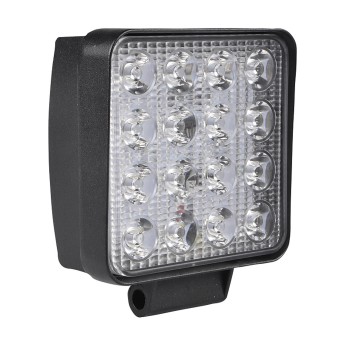 Quadratische Arbeitsleuchte, 12/24 V, 48 W, 2800 Lumen,...