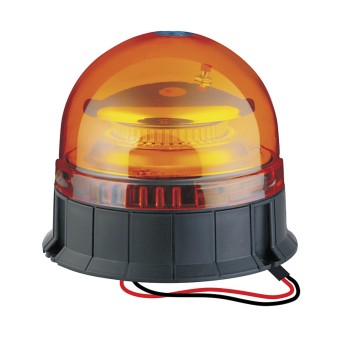 12/24V LED flashing light with flat base and two wires....