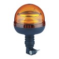 12/24-V-LED-Blinkleuchte mit flexiblem Sockel (DIN). 20 W. Orange.