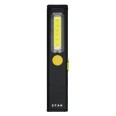 STEALTH: Rechargeable 3W LED flashlight, extra-thin aluminum. Black.