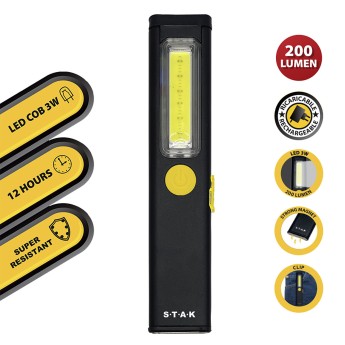 STEALTH: Rechargeable 3W LED flashlight, extra-thin... 2