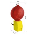 BLINK ROAD: Intermitente LED para carretera, 1 pila. Reflector rojo.