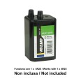 BLINK ROAD: Intermitente LED para carretera, 1 pila. Reflector rojo.