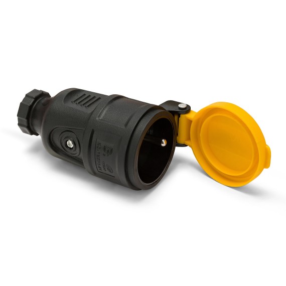 Toma de corriente Velamp 2P+T con cable – Toma...