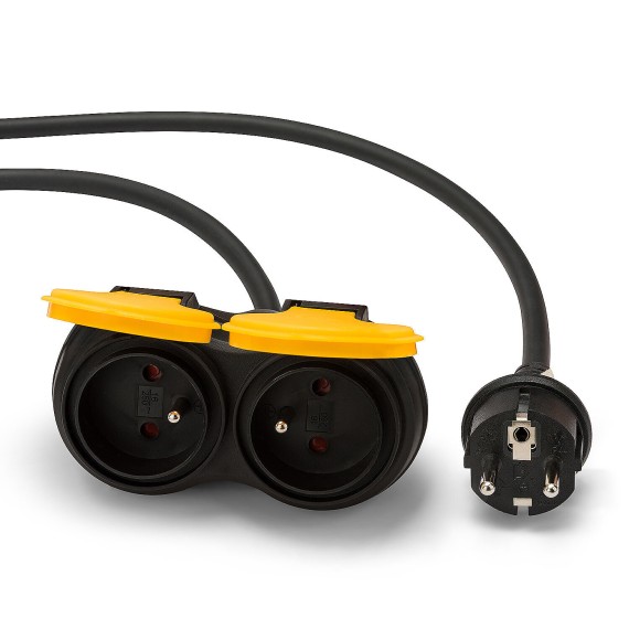 Cable alargador Stak M/2xF para obras de...