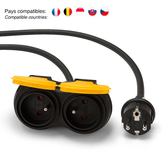Cable alargador Stak M/2xF para obras de...