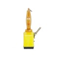 DOUBLE BLINK ROAD: Lampeggiante stradale LED, x 1 o 2 batterie. Riflettore arancione