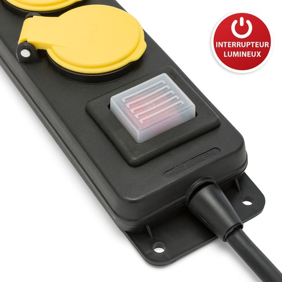 Presa Multipla per Esterno IP44 - 3 Prese...