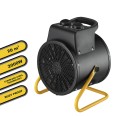 Hot air generator with steel element, IP24, 2KW