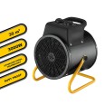 Hot air generator with steel element, IP24, 3KW