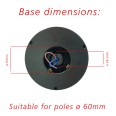 APOLUX: Sfera per esterno in PMMA, 200mm, E27, trasparente