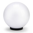 APOLUX: Sfera per esterno in PMMA, 250mm, Attacco E27, bianco