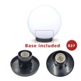 APOLUX: PMMA outdoor sphere, 300mm, E27 socket, white
