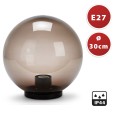 APOLUX: Sfera per esterno in PMMA, 300mm, Attacco E27, fumé