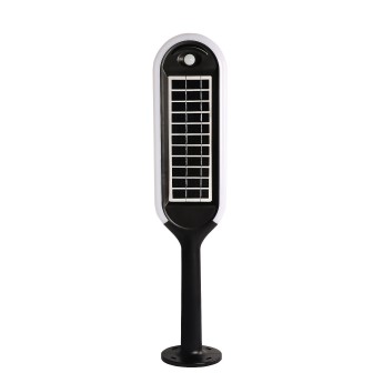 400 lumen solar LED floor lamp with double panel and...